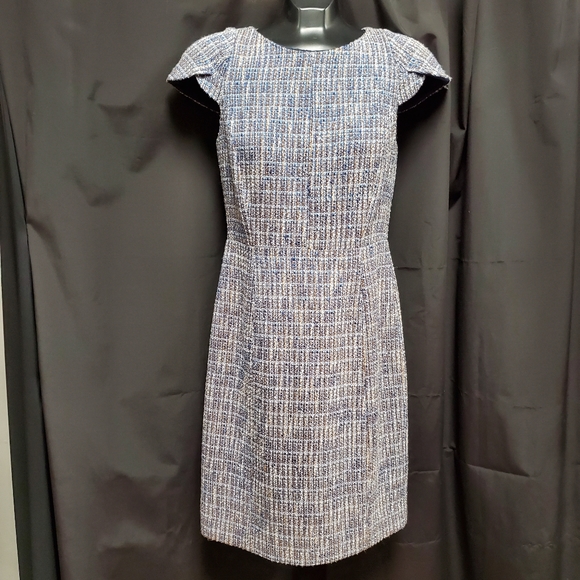 J. Crew Dresses & Skirts - J Crew tweed cap sleeve dress.